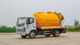 Dongfeng Dolika 6Cbm Combi stahovac&iacute; a tryskac&iacute; vůz 