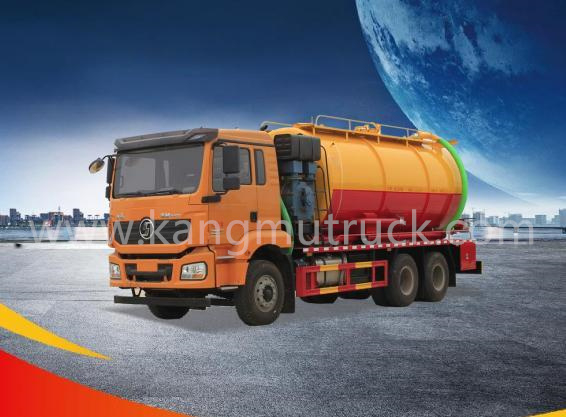 Shacman Delong 21Cbm (με βοηθητικό κινητήρα) Combi Suction And Jetting Truck
