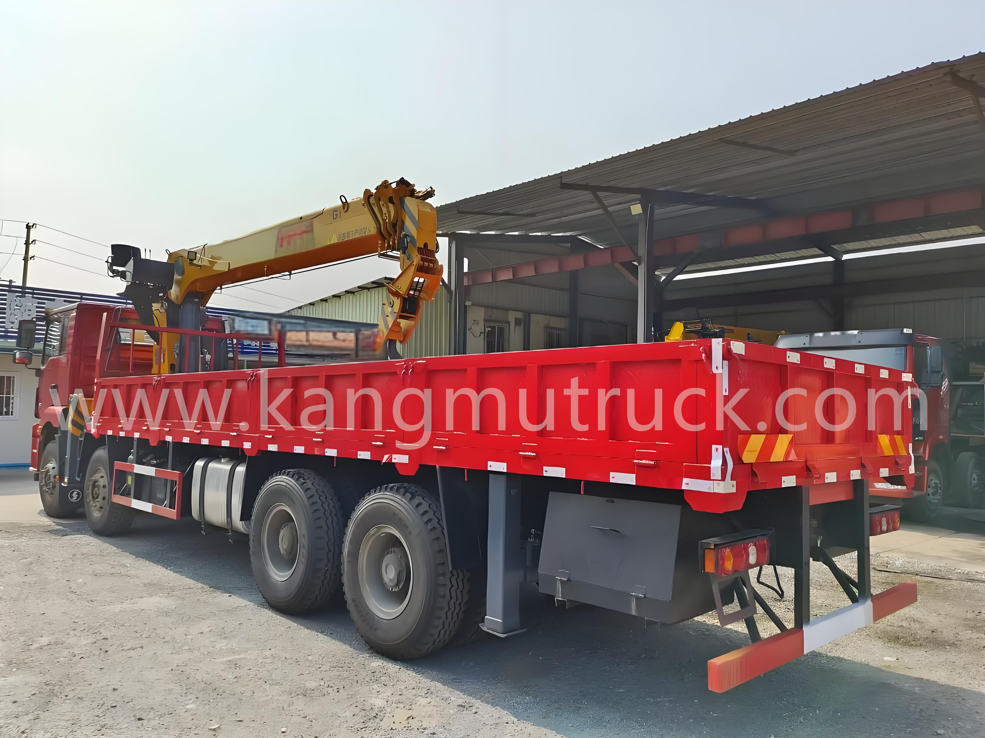 Trak Kren Lengan Lurus Teleskopik Shacman Delong 16Tons