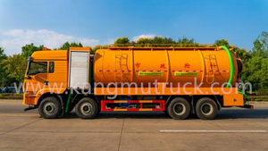 Shacman Delong (με βοηθητικό κινητήρα) 32Cbm Combi Suction And Jetting Truck