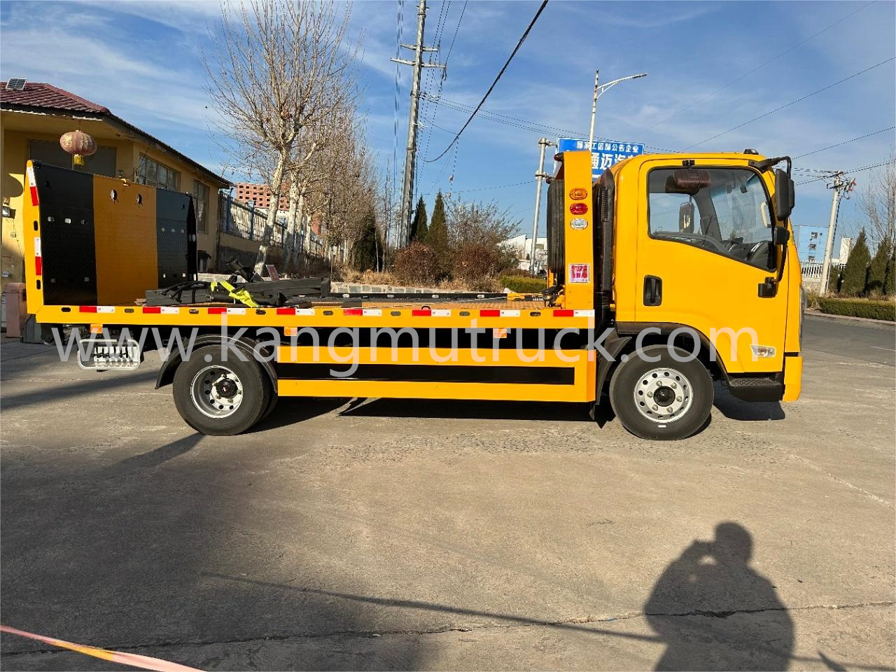 Shacman Delong Z1 Flatbed Slide Bed Tow Truck Wrecker Recovery Truck
