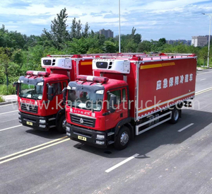 Sinotruk 350HP រថយន្តទូរទឹកកកសង្គ្រោះបន្ទាន់ 