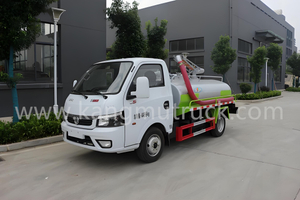 dongfeng tuyi 2.5 cbm cesspit emptierとsuctionトラック 