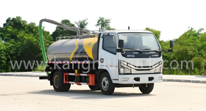 dongfeng dolika 5cbm cesspit emptierとsuctionトラック