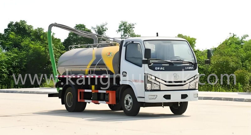 Dongfeng Dolika 5CBM vyprazdňovac&iacute; a sac&iacute; vůz