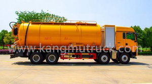 Sinotruk Howo 32Cbm combi zuig- en spuitwagen