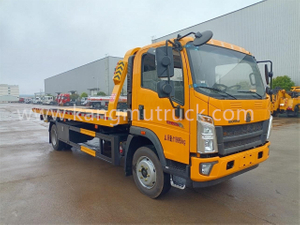 Ρυμούλκηση συρόμενης πλατφόρμας ανάκτησης μεταξόνιου 4500mm HOWO