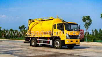 Sinotruk Homan 13Cbm kombi sz&iacute;v&oacute;- &eacute;s f&uacute;v&oacute;k&aacute;s teheraut&oacute;